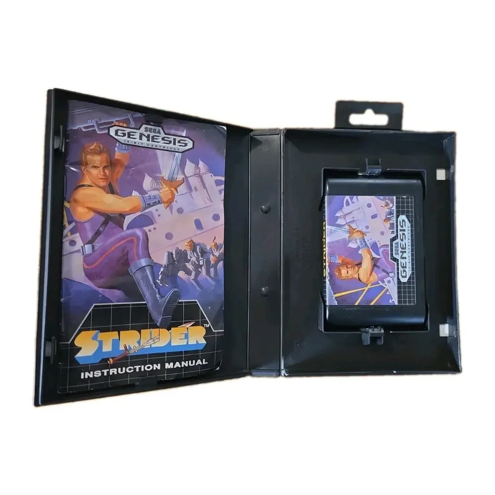 Strider (Sega Genesis, 1990) Cib W/ Manual